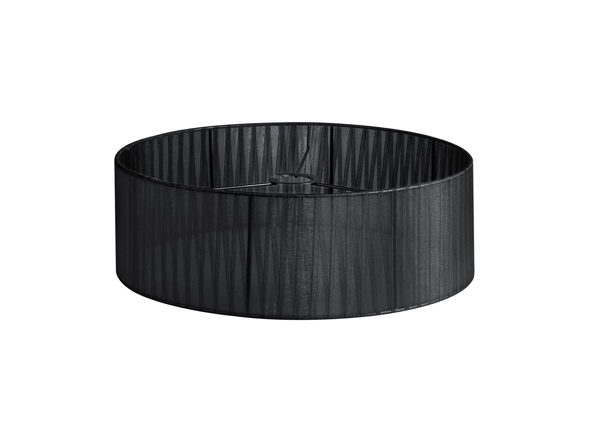 D0608  Serena 45cm Faux Silk Organza Shade Black